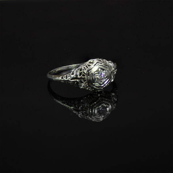 Hexagonal Filigree Ring - Image 5