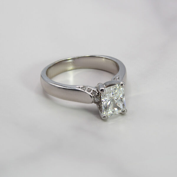 "Radiant" Estate Diamond Ring - Image 2
