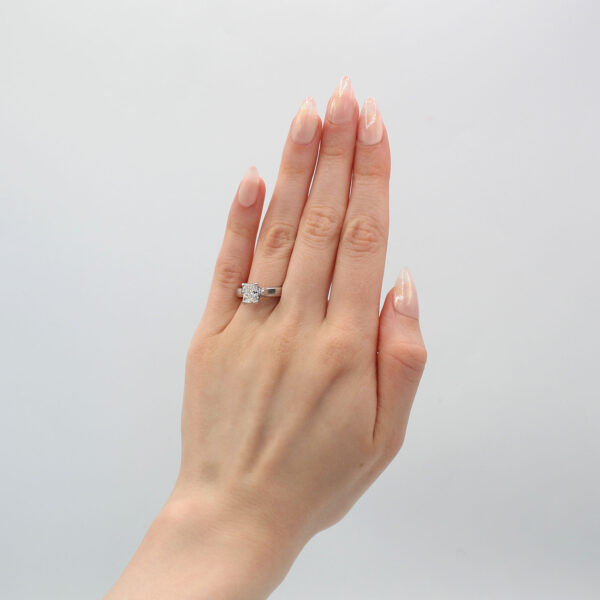 "Radiant" Estate Diamond Ring - Image 3