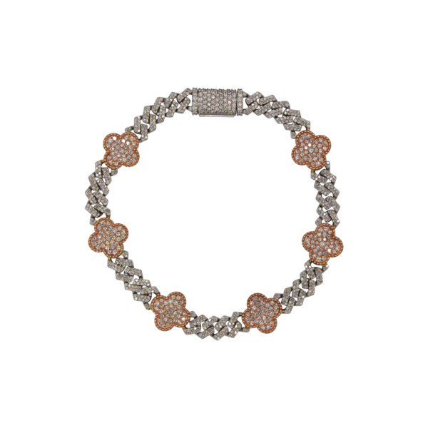 "Peony" Estate Diamond Bracelet