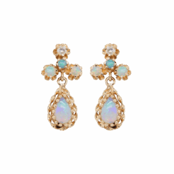 "Timeless" Antique Opal Earrings