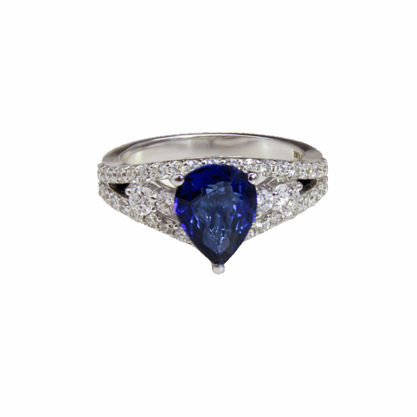 "Celestial" Sapphire & Diamond Ring