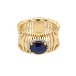 "Sapphire Symphony" Sapphire Ring