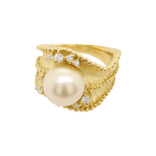 "Luminous" Pearl Ring