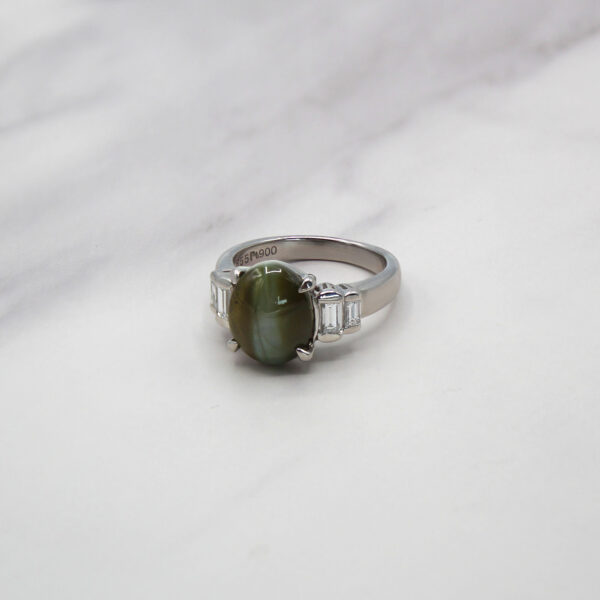 "Lunar Eclipse" Cat's Eye Ring - Image 2