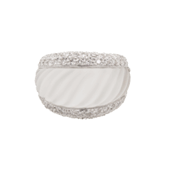 "Aurora" Crystal Quartz Ring