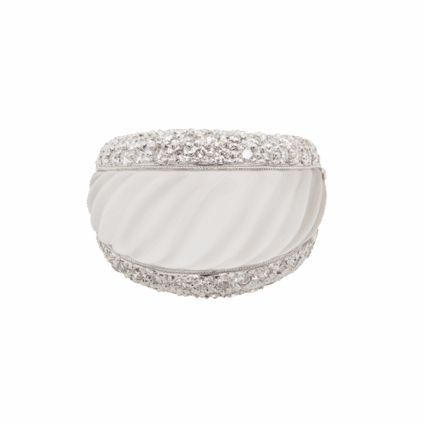 "Aurora" Crystal Quartz Ring