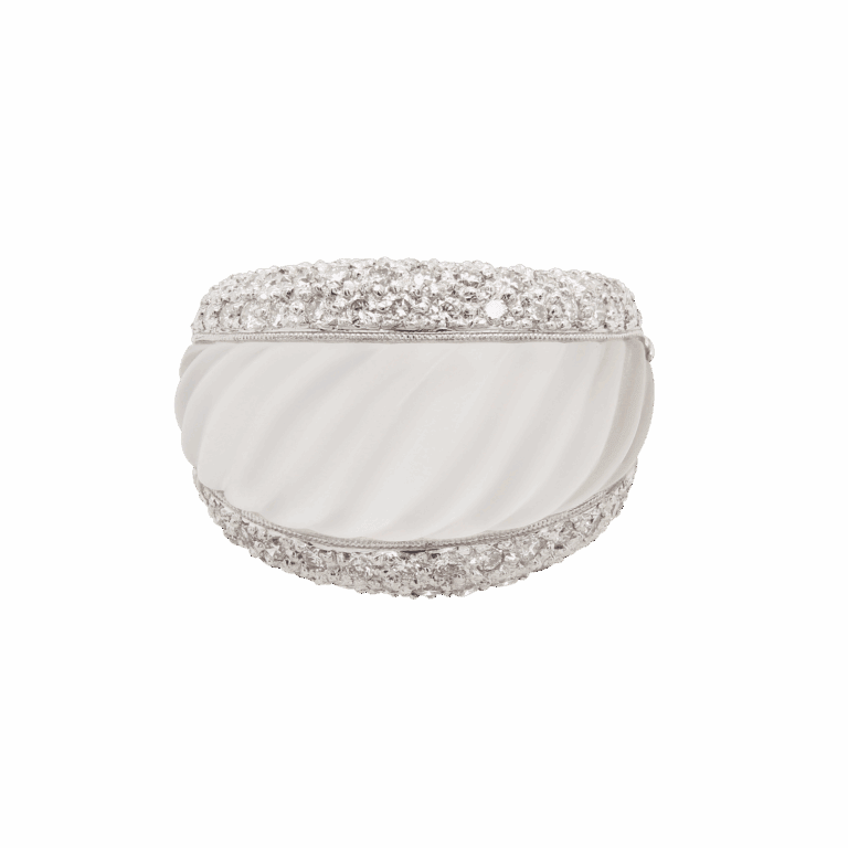 "Aurora" Crystal Quartz Ring