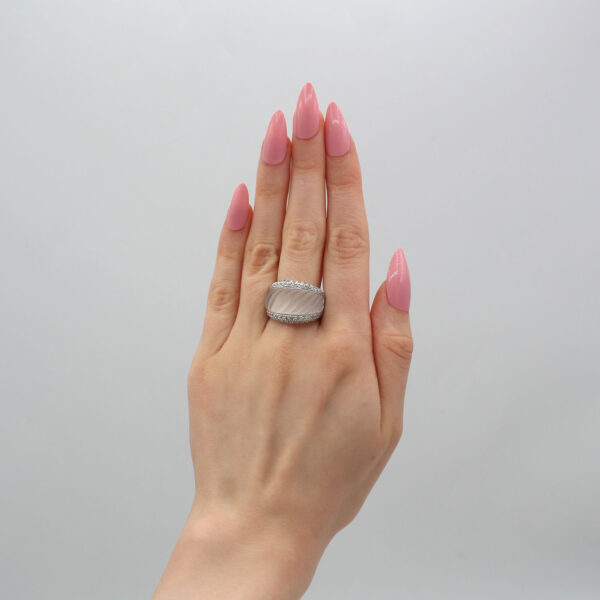 "Aurora" Crystal Quartz Ring - Image 3