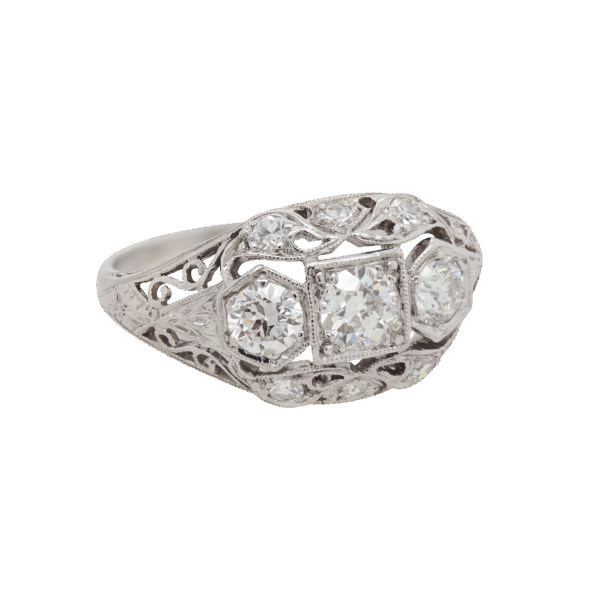 "Timeless Elegance" Art Deco Diamond Ring