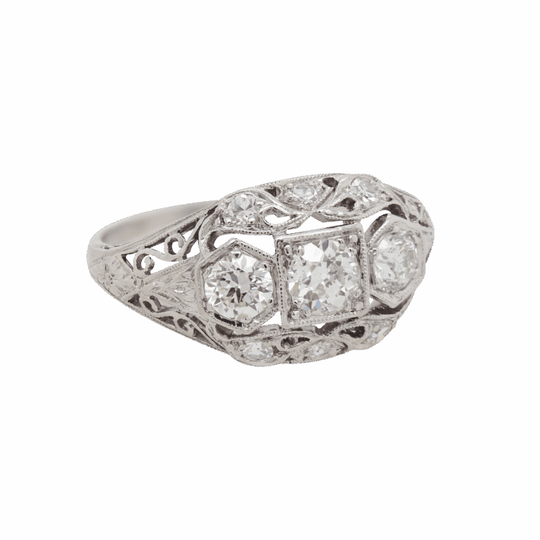 "Timeless Elegance" Art Deco Diamond Ring