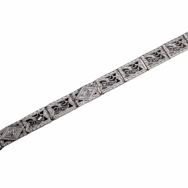 "Gilded Age" Diamond Bracelet