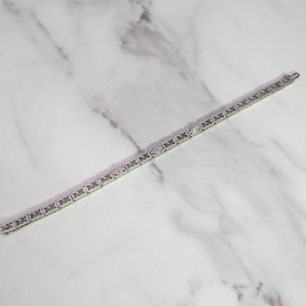 "Gilded Age" Diamond Bracelet - Image 2