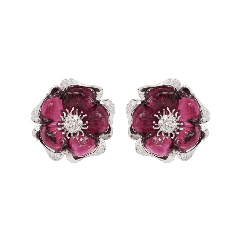 DABAKAROV Floral Tourmaline Earrings