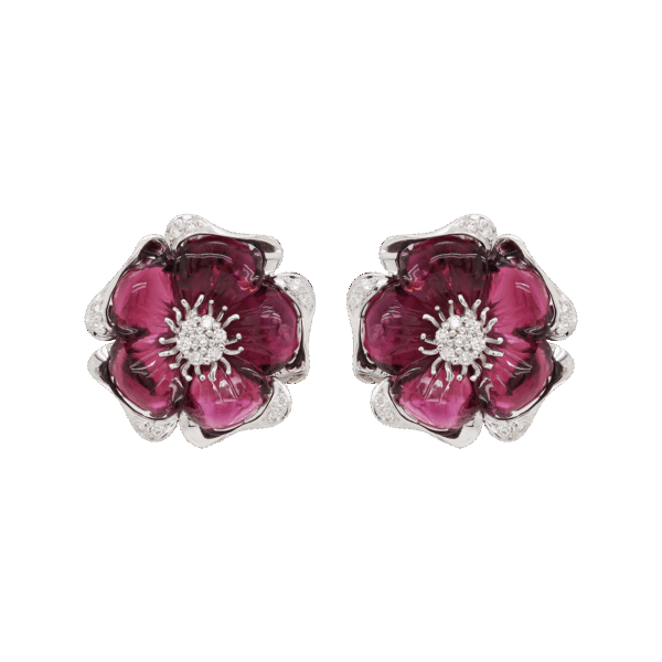 DABAKAROV Floral Tourmaline Earrings