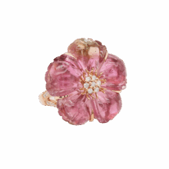 DABAKAROV Floral Tourmaline Ring