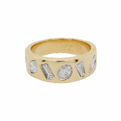 "Mosaic" Diamond Band