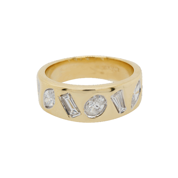 "Mosaic" Diamond Band