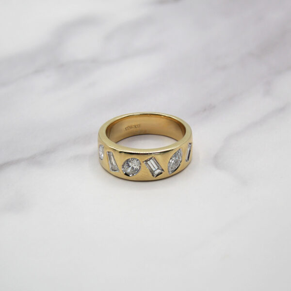 "Mosaic" Diamond Band - Image 2