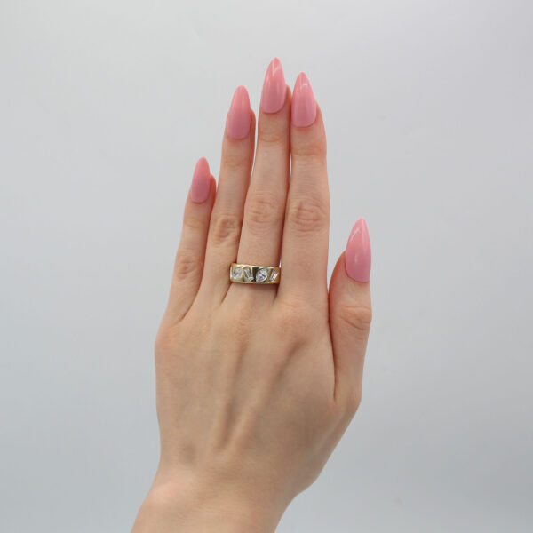 "Mosaic" Diamond Band - Image 3