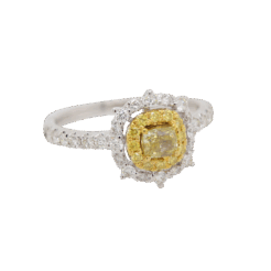 "Radiance" Yellow Diamond Ring