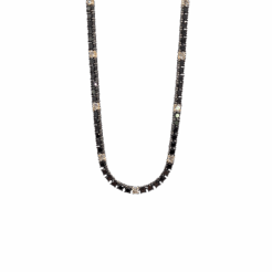 "Midnight Harmony" Diamond Necklace