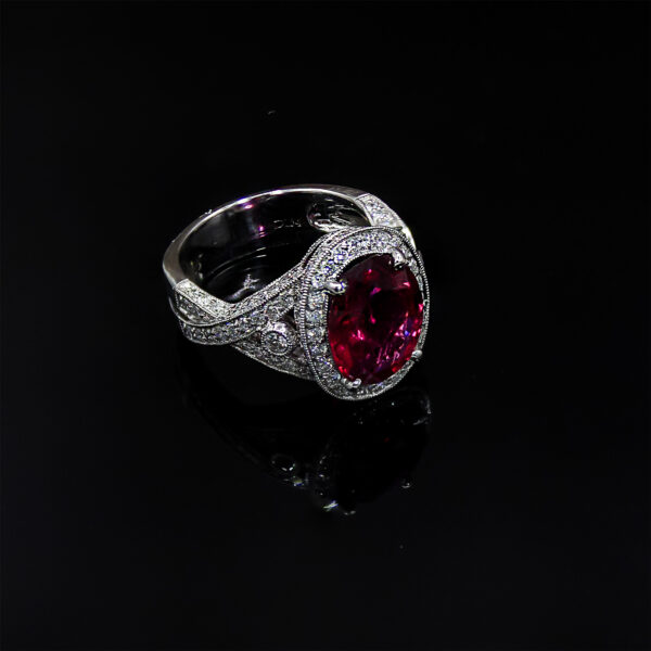 "The Empress" Rubellite Ring - Image 2