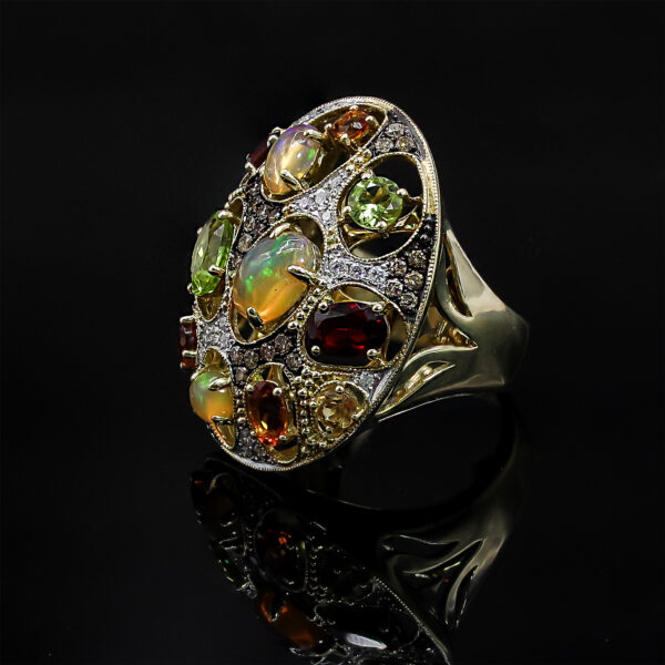 DABAKAROV Autumn Harvest Gemstone Ring - Image 2
