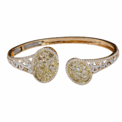 Dabakarov Yellow & White Diamond Bracelet