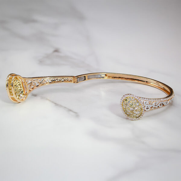 Dabakarov Yellow & White Diamond Bracelet - Image 2