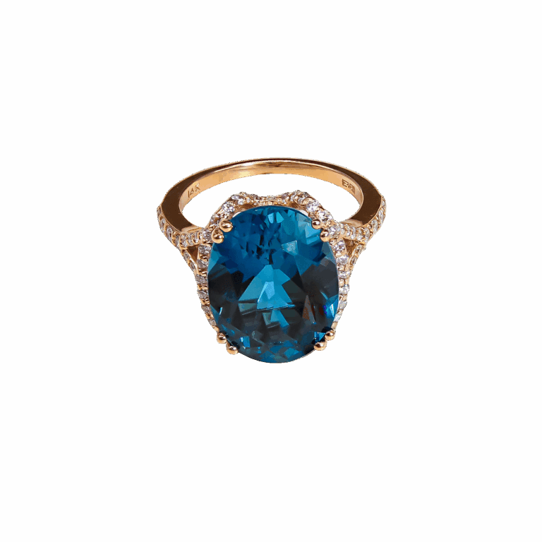 EFFY Blue Topaz Ring