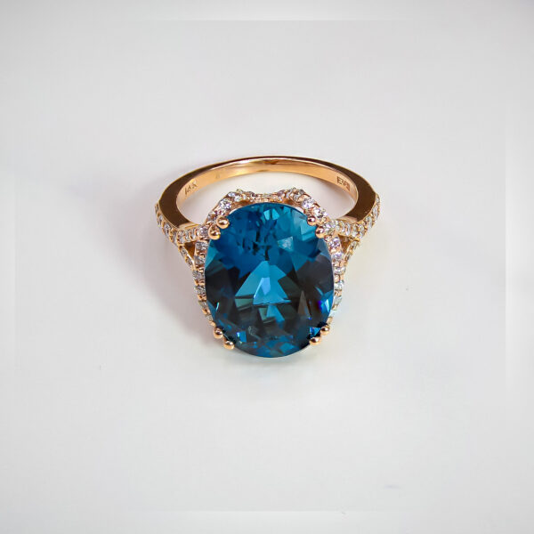EFFY Blue Topaz Ring - Image 3