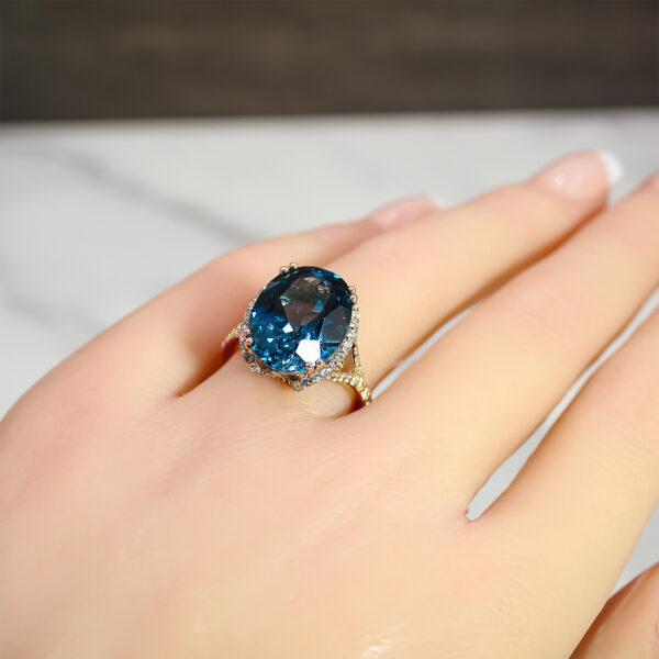 EFFY Blue Topaz Ring - Image 5