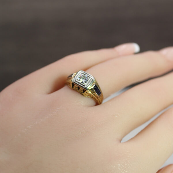 The Gatsby Deco Ring - Image 4