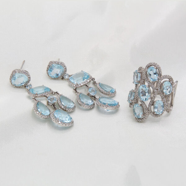 "Frost" Aquamarine Ring - Image 4