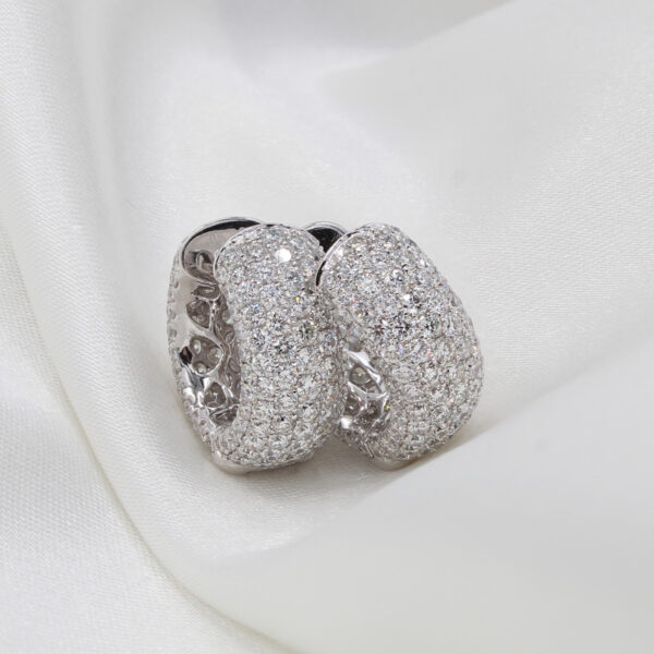 "Finery" Estate Diamond Earrings - Image 2