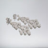 "Shimmer" Vintage Diamond Earrings - Image 2