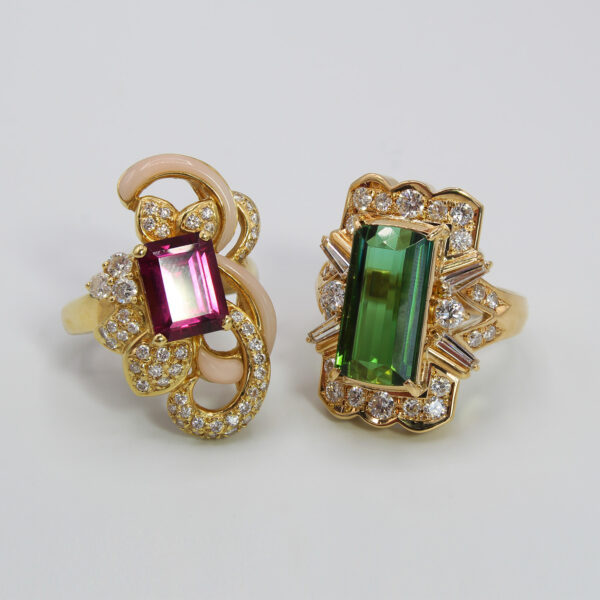 "Forest Green" Green Tourmaline Ring - Image 2