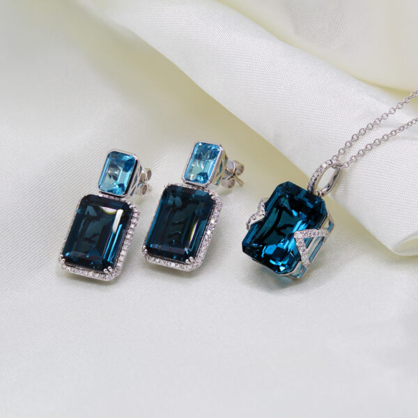 EFFY Blue Topaz Pendant - Image 2