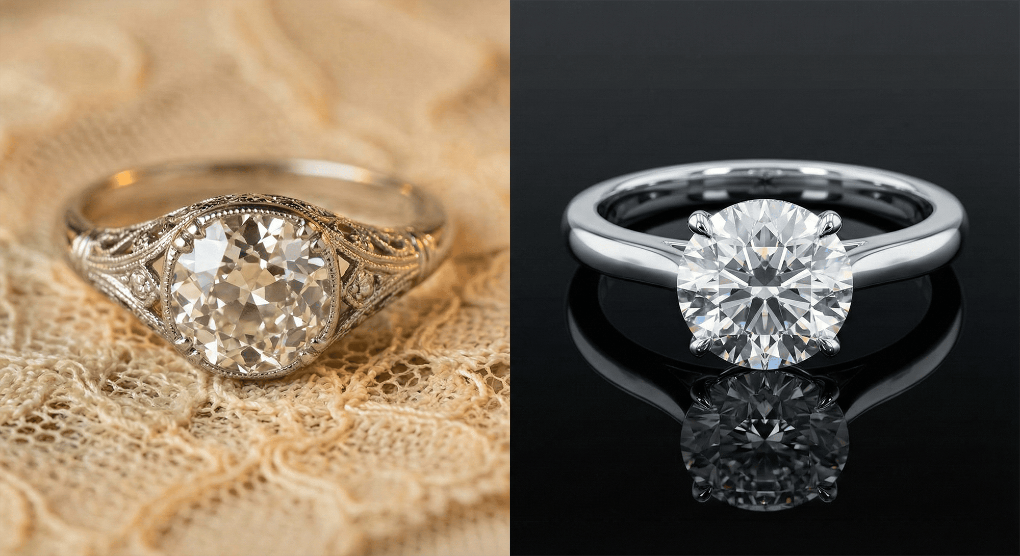 Old European vs Modern Diamond