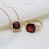 "Merlot" Garnet Pendant - Image 3