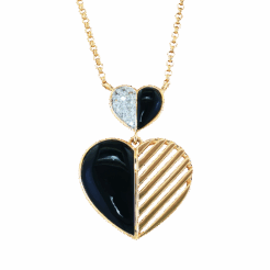 EFFY Onyx Heart Pendant