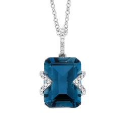 EFFY Blue Topaz Pendant