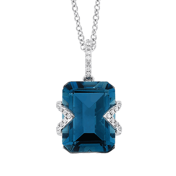 EFFY Blue Topaz Pendant