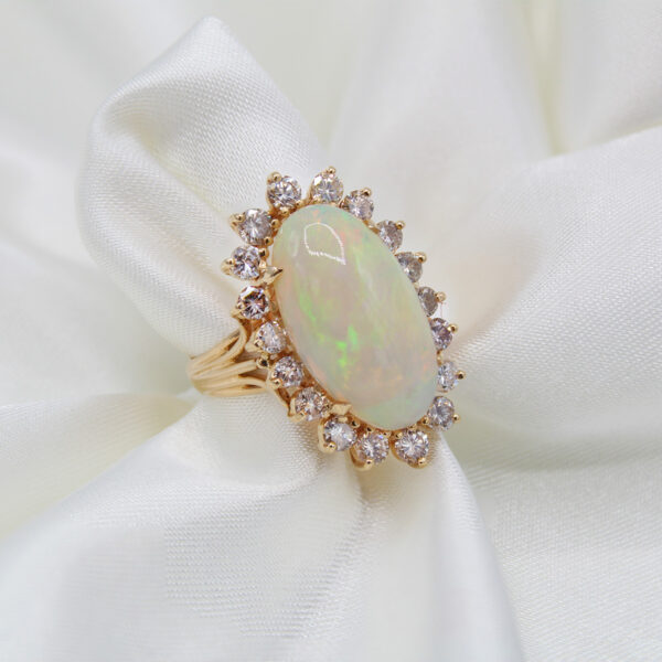 "Radiance" Estate Opal Ring - Image 2