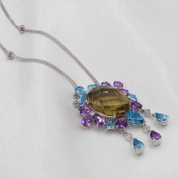 DABAKAROV Smoky Topaz Multistone Pendant - Image 2