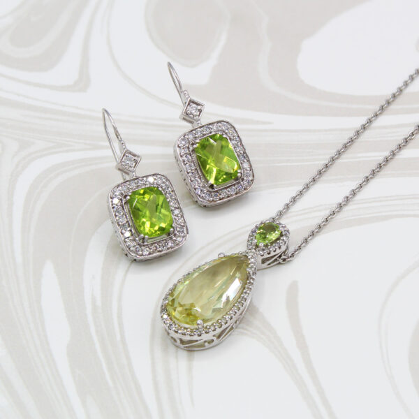 "Limeade" Peridot Earrings - Image 4
