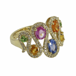 DABAKAROV Multicolored Sapphire Ring